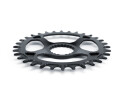 GARBARUK Chainring Round Direct Mount | 1-speed narrow-wide Shimano XTR M9100 | 34 Teeth silver