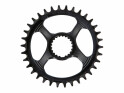 GARBARUK Chainring Round Direct Mount | 1-speed narrow-wide Shimano XTR M9100 | 34 Teeth silver