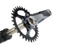 GARBARUK Chainring Round Direct Mount | 1-speed narrow-wide Shimano XTR M9100 | 34 Teeth silver