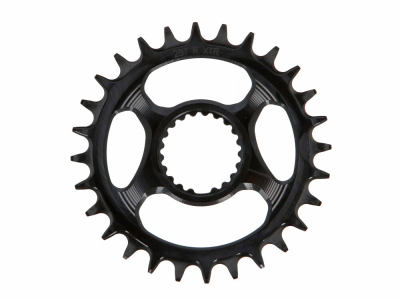 GARBARUK Chainring Round Direct Mount | 1-speed narrow-wide Shimano XTR M9100 | 28 Teeth black