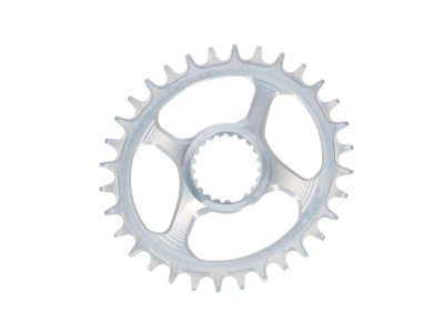 GARBARUK Chainring Melon oval Direct Mount | 1-speed narrow-wide Shimano XTR M9100 | 32 Teeth silver