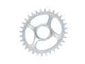 GARBARUK Chainring Melon oval Direct Mount | 1-speed narrow-wide Shimano XTR M9100 | 32 Teeth silver