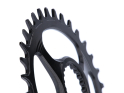 GARBARUK Chainring Melon oval Direct Mount | 1-speed narrow-wide Shimano XTR M9100 | 34 Teeth silver