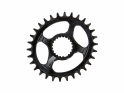 GARBARUK Chainring Melon oval Direct Mount | 1-speed narrow-wide Shimano XTR M9100 | 30 Teeth black