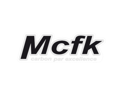 MCFK Aufkleber für Sattel weiß (Standard)