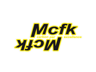 MCFK Aufkleber für Vorbau gelb