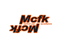 MCFK Aufkleber für Vorbau orange