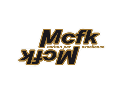 MCFK Aufkleber für Vorbau gold