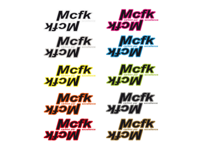 MCFK Decals for Stem gold