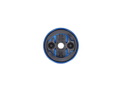 K-EDGE Vorbauhalterung Garmin Gravity Top Cap blau