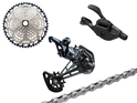 SHIMANO SLX Upgrade Kit M7100 1x12-fach | Kassette 10-51 Zähne Schalthebel SL-M7100 | für I-Spec EV