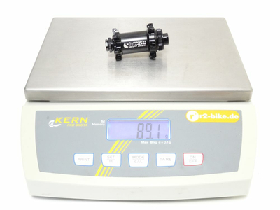 CARBON-TI Vorderradnabe X-Hub SP Center Lock fr 12x100 mm Steckachse | 24 Loch giftgrn