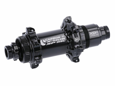 CARBON-TI Hinterradnabe X-Hub SP Center Lock X-12 fr 12x142 mm Steckachse | 24 Loch | Freilauf SRAM XDR schwarz matt