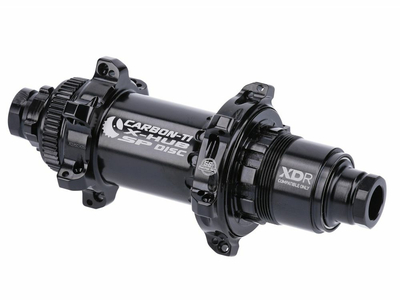 CARBON-TI Hinterradnabe X-Hub SP Center Lock X-12 fr 12x142 mm Steckachse | 24 Loch | Freilauf SRAM XDR schwarz matt