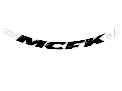 MCFK Aufkleber für Felgen | MTB | 27,5" grau