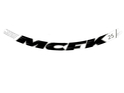 MCFK Sticker for rims | Road | 25 mm white