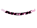 MCFK Aufkleber für Felgen | Road | 25 mm silber