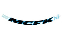 MCFK Sticker for rims | Road | 55 mm blue