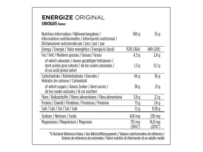 POWERBAR Energieriegel Energize Original Multiflavour | 3...