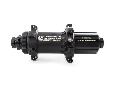 CARBON-TI Rear Hub X-Hub SP Center Lock X-12 for 12x142 mm Thru Axle | Freehub Shimano / SRAM Road black matte