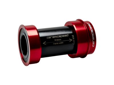 CERAMICSPEED Bottom Bracket BBright Cervelo Coated | SRAM DUB Road red