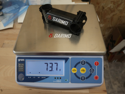 DARIMO CARBON Vorbau IX4 3K glnzend | 12 80 mm