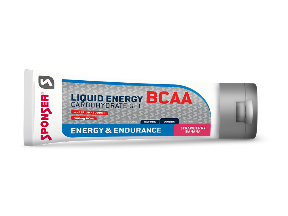 SPONSER Energygel Liquid Energy BCAA Strawberry-Banana | 70g Tube, 2,25 €