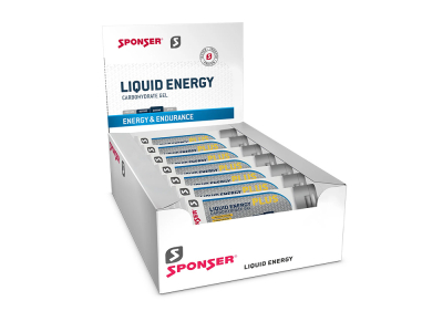 SPONSER Energygel Liquid Energy Plus | 20 Tubes Box