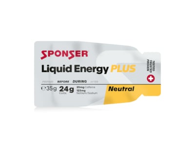 SPONSER Energygel Liquid Energy Plus with Caffeine | 35g Sachet
