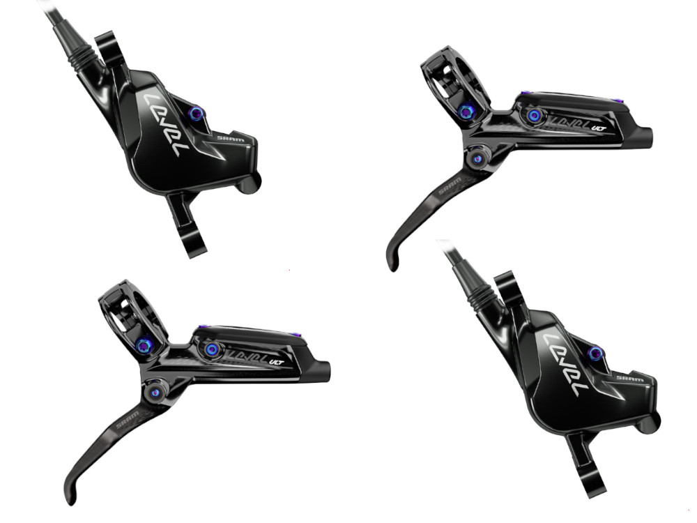 SRAM Disc Brake Level Ultimate black anodized / rainbow Set, 377,50 €