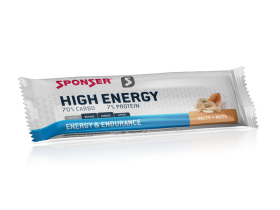SPONSER Energybar High Energy Bar Salty Nuts | 30 Bars Box