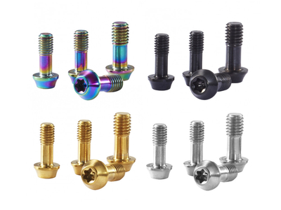 77DESIGNZ Titanium screw Ti Bolt M6x15 gold | Conical Head