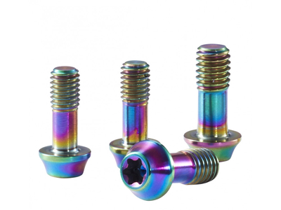 77DESIGNZ Titanschraube Ti Bolt M6x11 silber | Flachkopf