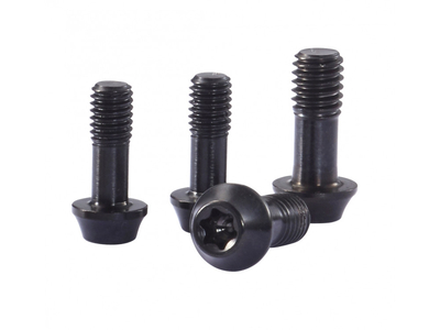 77DESIGNZ Titanium screw Ti Bolt M5x10 black | Conical Head