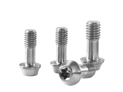 77DESIGNZ Titanschraube Ti Bolt M5x10 silber | konischer Kopf