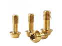 77DESIGNZ Titanschraube Ti Bolt M5x10 gold | konischer Kopf