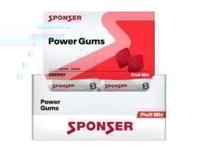 SPONSER Power Gums Fruit Mix | 20 Bags Box