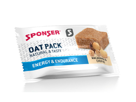 SPONSER Energybar Oat Pack Macadamia & Chufas | 60g Bar