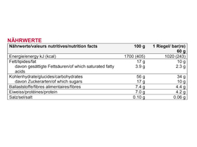 SPONSER Energieriegel Oat Pack Haferriegel Macadamia...