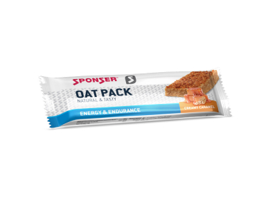 SPONSER Energieriegel Oat Pack Haferriegel Creamy-Caramel | 25 Riegel Box