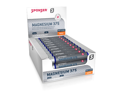 SPONSER Trinkampulle Magnesium 375 Exotic | 30 x 25 ml Ampullen Box