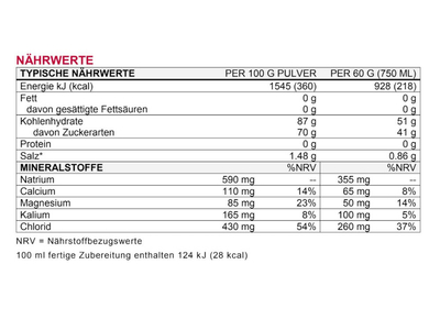 SPONSER Isotonisches Sportgetrnk Isotonic Peach | 1000g...