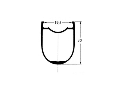 DUKE Rim 28 Road Runner 30 Aluminium symmetric | front wheel