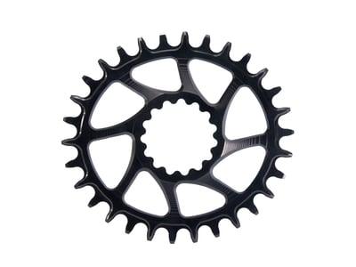 GARBARUK Chainring Melon Direct Mount oval | 1-speed narrow-wide e*thirteen Crank 38 Teeth gold
