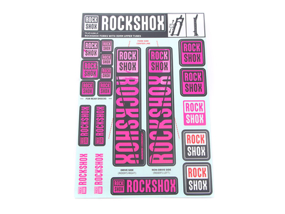 ROCKSHOX Sticker Decal Set fr 30 | 32 | RS1 Federgabel | farbig neongelb