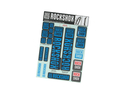 ROCKSHOX Sticker Decal Set für 35 mm Federgabel | farbig neongelb