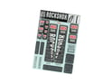 ROCKSHOX Decal Set for 35 mm Suspension Fork | colored neon orange