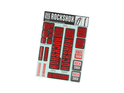 ROCKSHOX Sticker Decal Set für 35 mm Federgabel | farbig grau