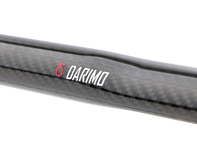 DARIMO CARBON Lenker Carbon Road Ellipse | 31,8 mm 3k glänzend | rot 380 mm