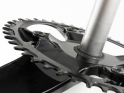 GARBARUK Chainring Round 1-speed narrow-wide BCD 110 mm Shimano FC-R9100 asymmetric 50 Teeth black